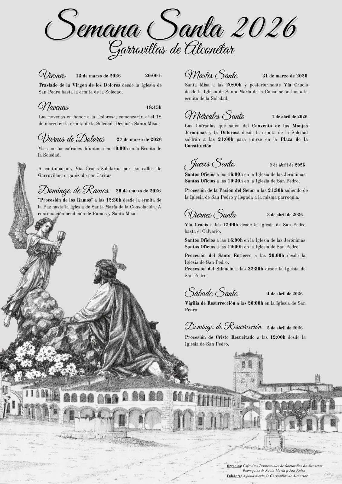 Semana Santa en Garrovillas de Alconétar 2026 Garrovillas de Alconétar